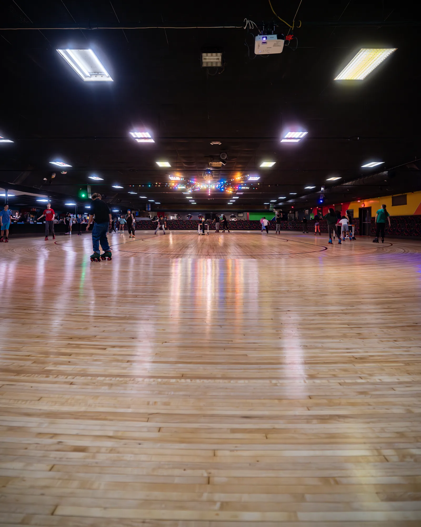 Gem City Skate rink floor